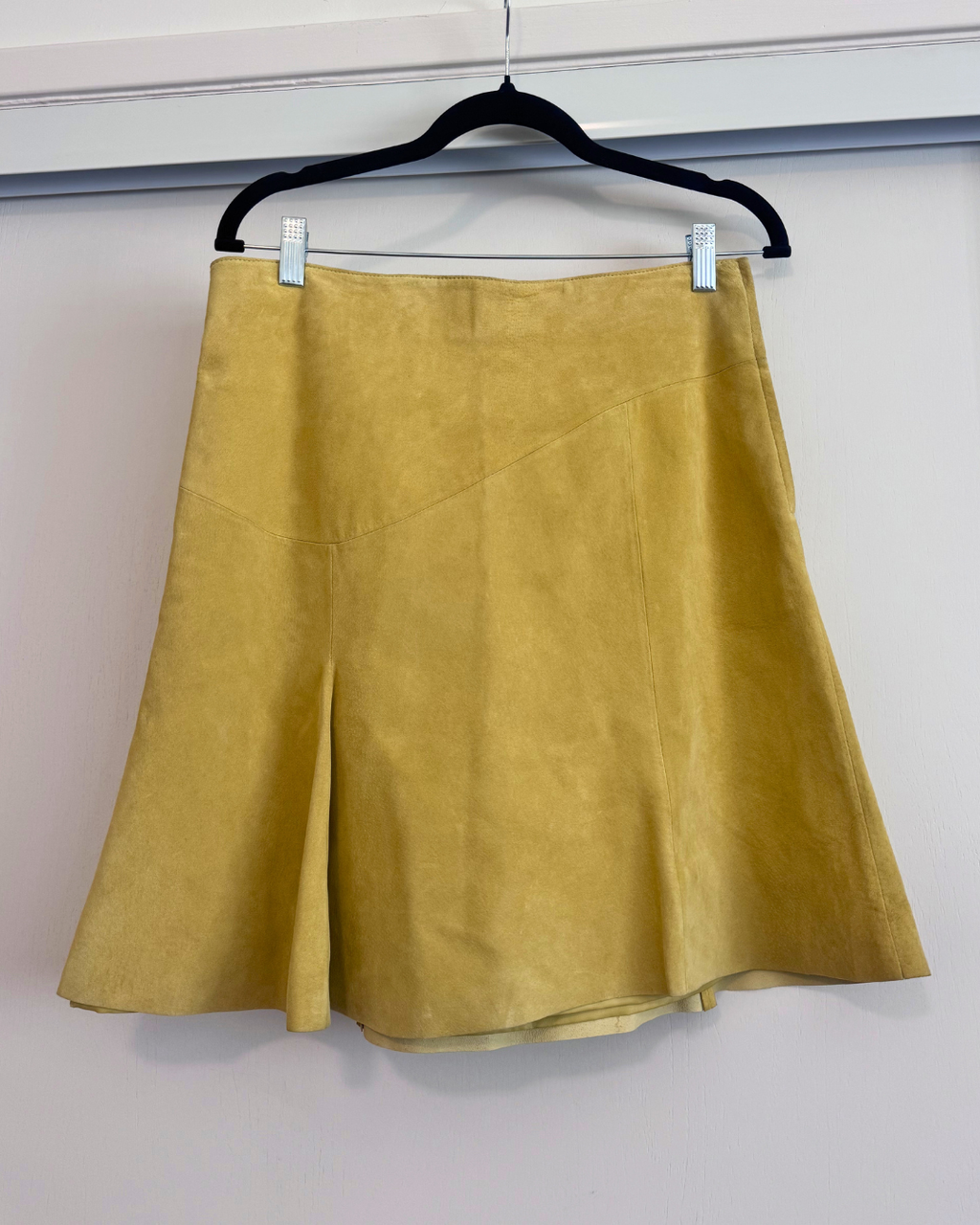 Vintage Danier Mustard Suede Skirt