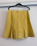 Vintage Danier Mustard Suede Skirt