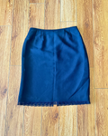 Vintage Lace Trim Midi Skirt – Size 8P