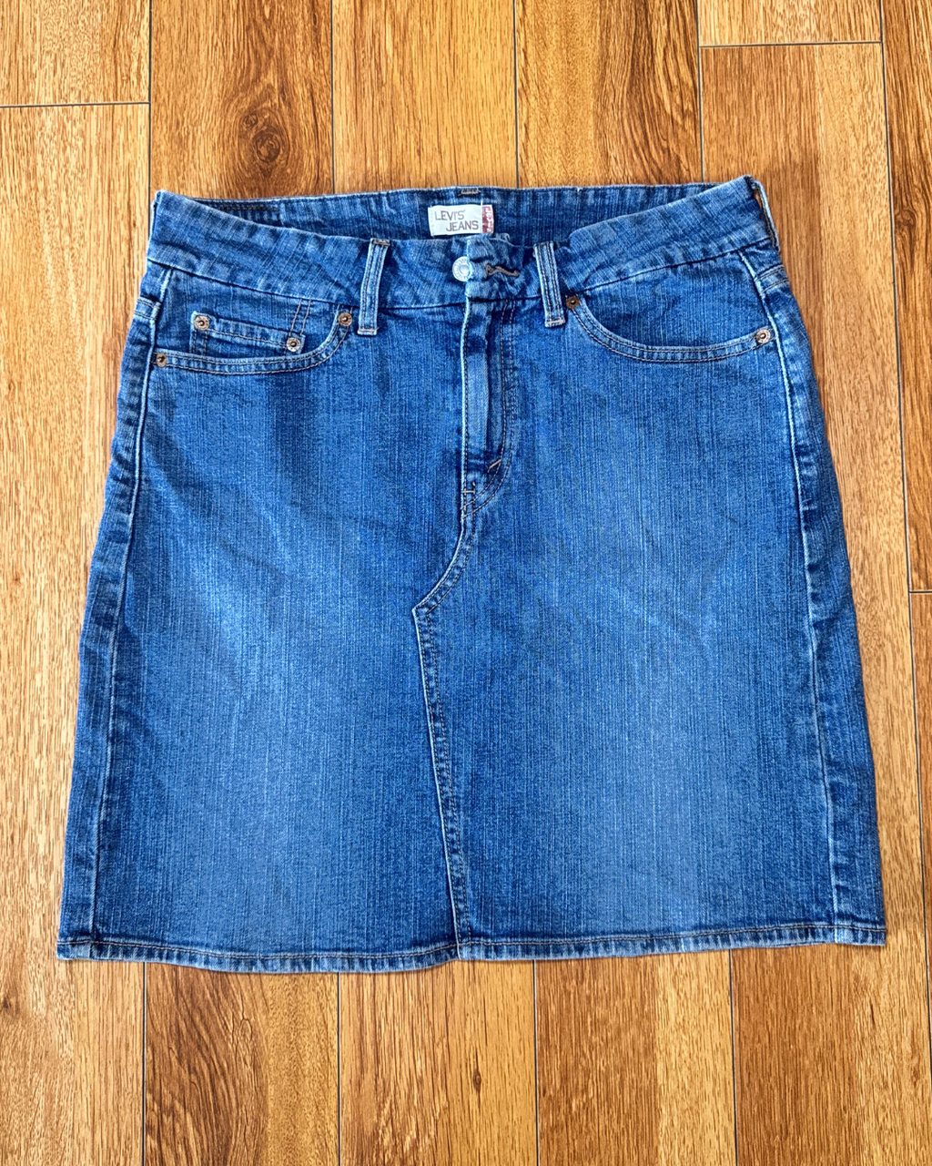 Vintage Levi's Denim Jean Skirt - Size 10