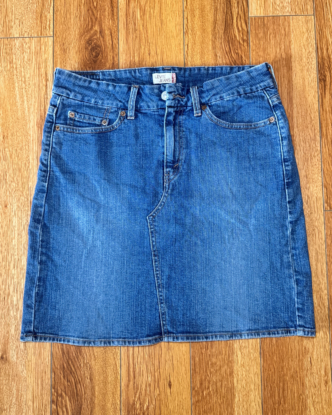 Vintage Levi's Denim Jean Skirt - Size 10