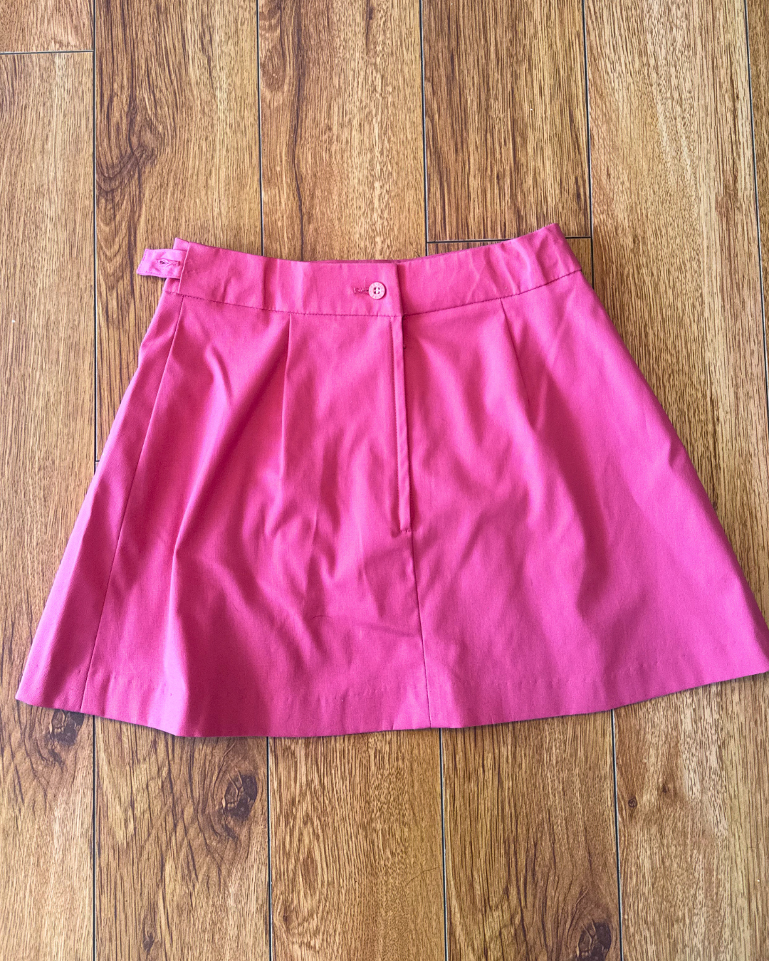 Vintage 80s Nike Pink Pleated Mini Skirt – Fits XXS