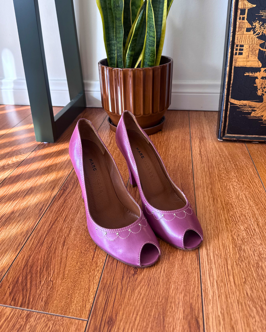 Vintage Marc Jacobs Peep Toe Heels - Size 7.5