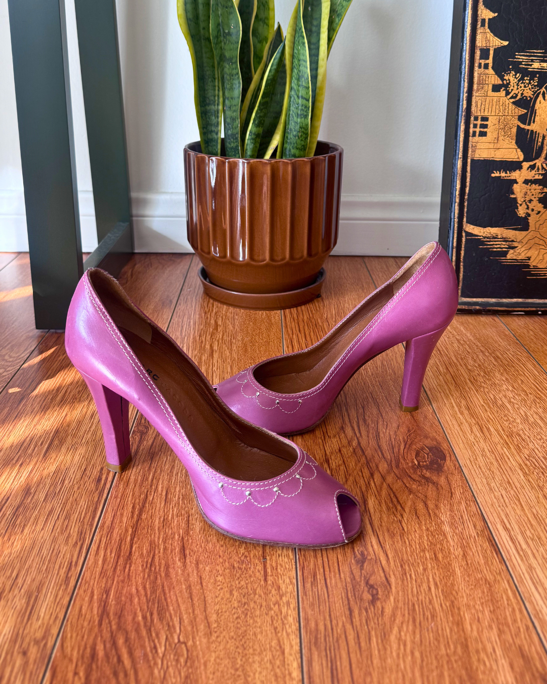 Vintage Marc Jacobs Peep Toe Heels - Size 7.5