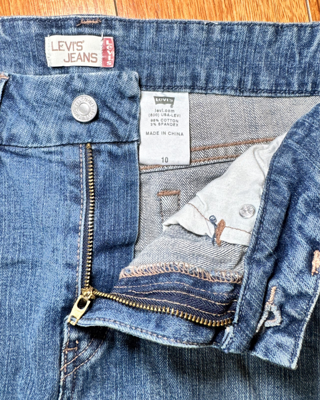 Vintage Levi's Denim Jean Skirt - Size 10