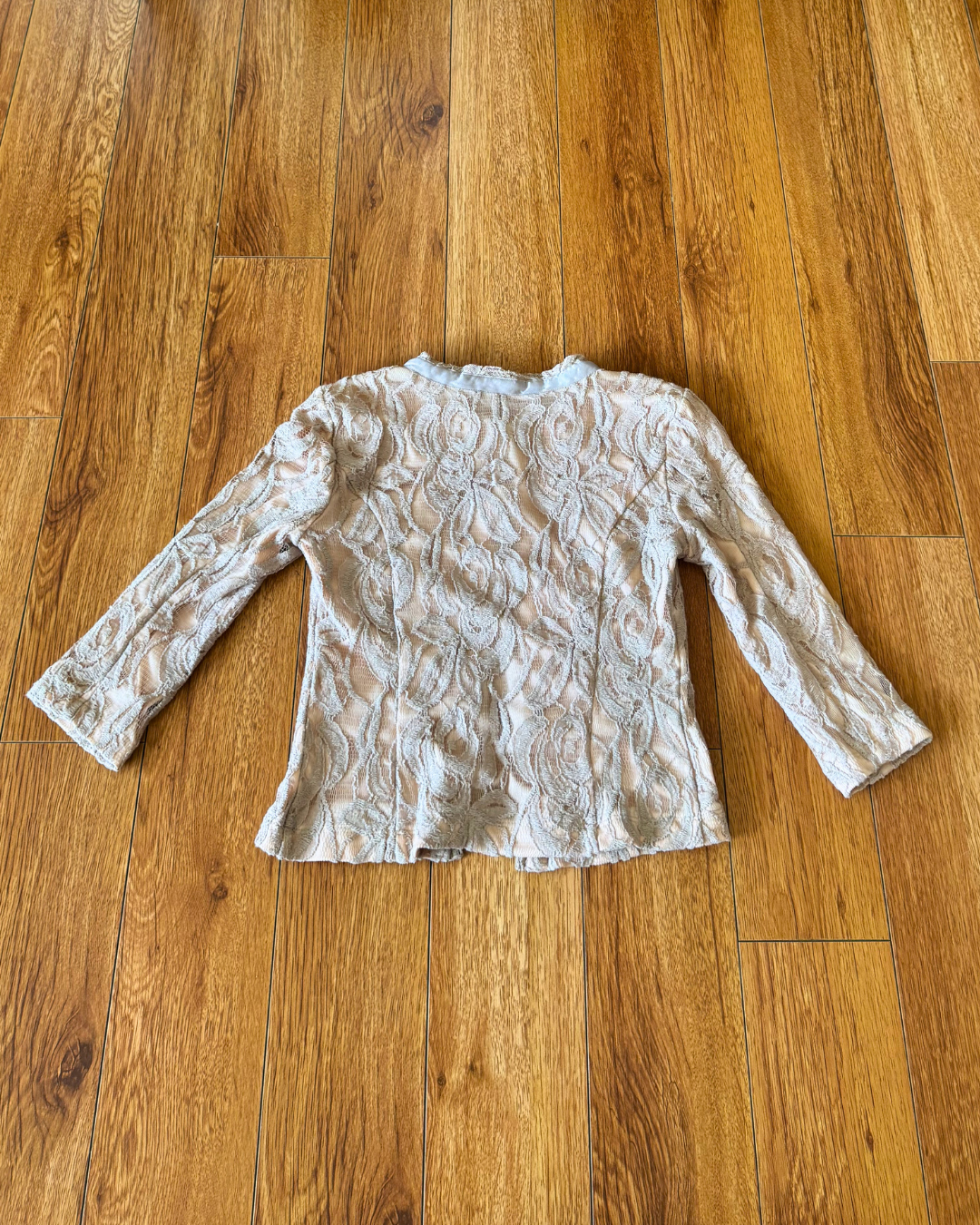 Vintage Love on a Hanger Pink Lace Jacket - Size S