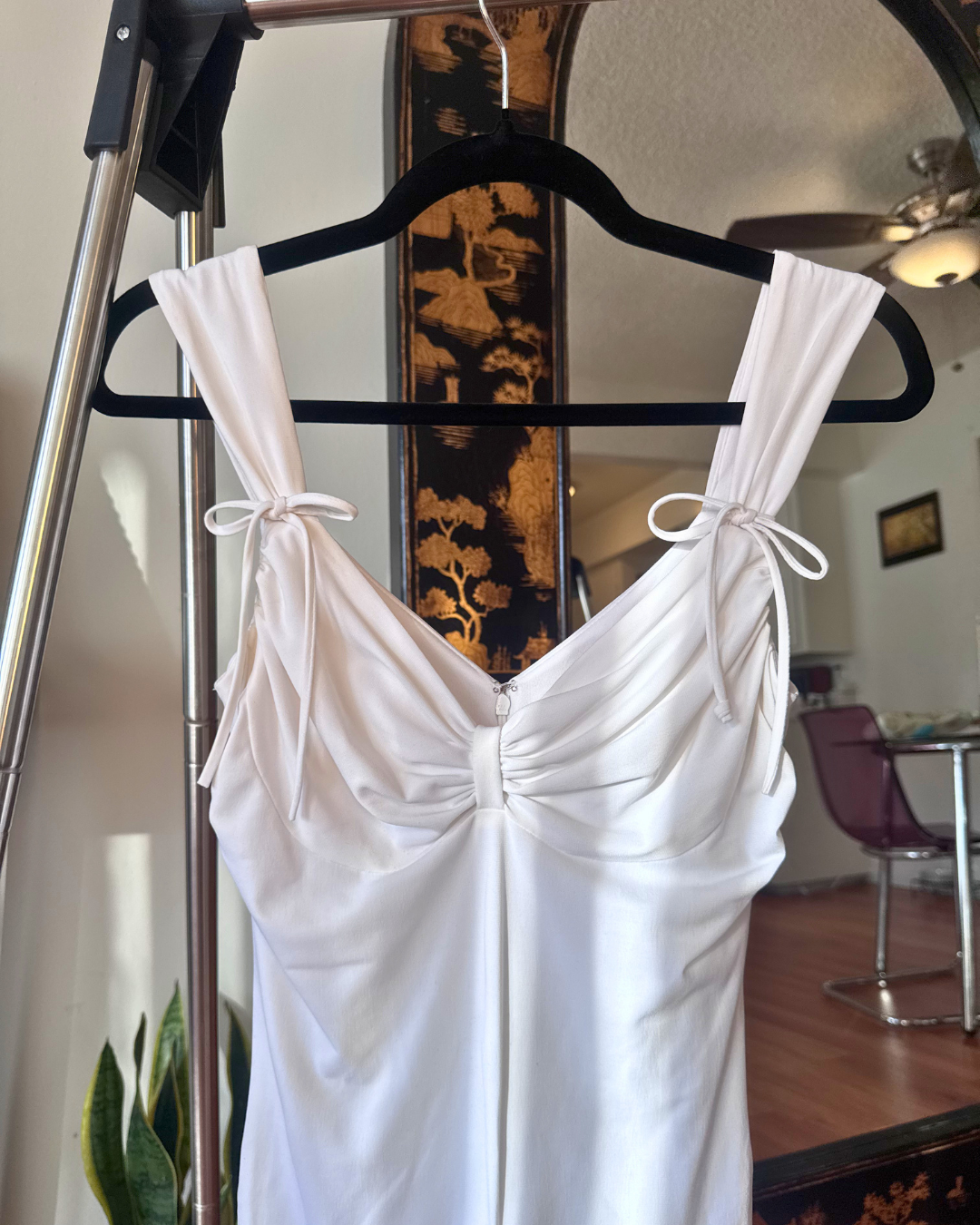 Vintage Laundry by Shelli Segal Ruched Midi Dress – Size 4