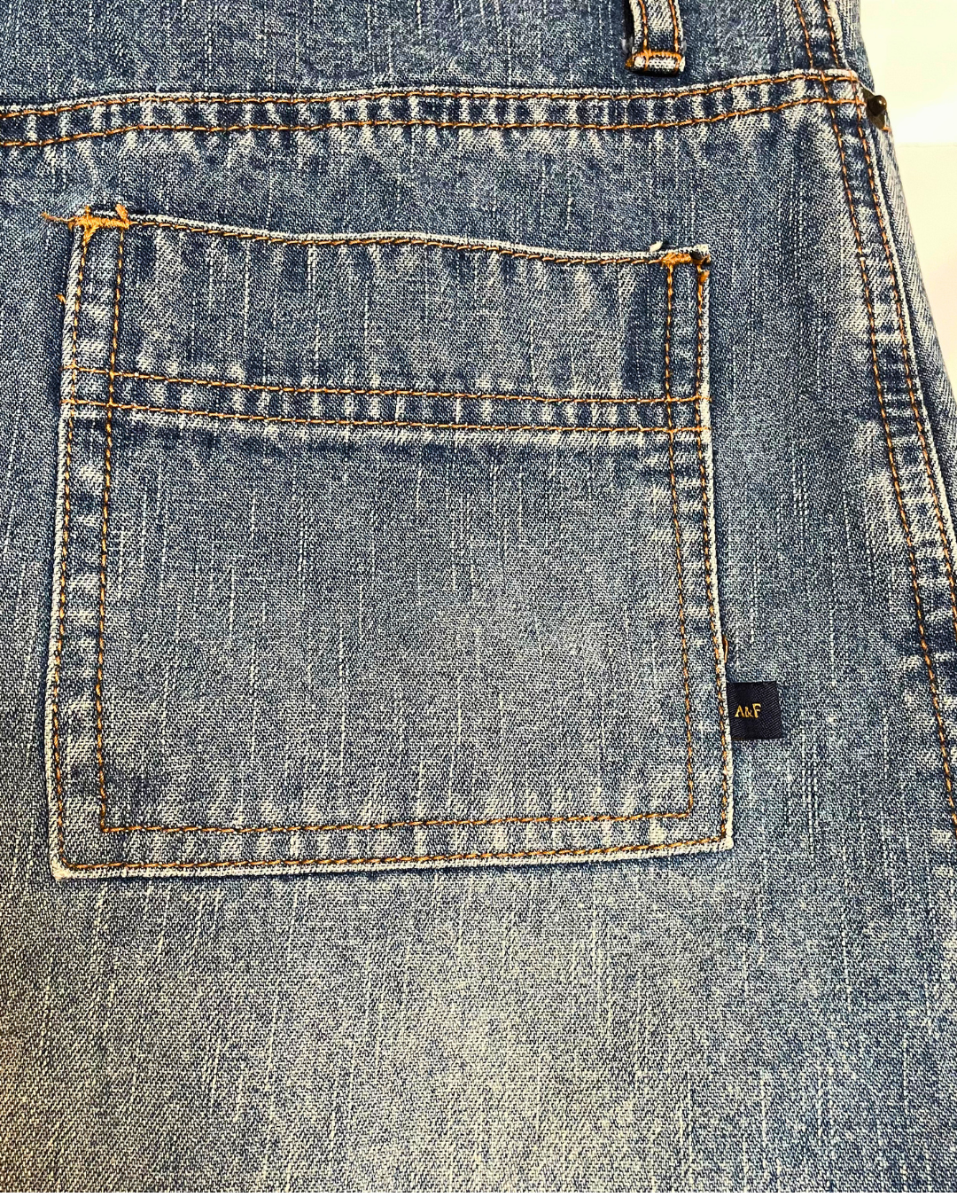 Vintage Abercrombie & Fitch Denim Mini Skirt – Size 0