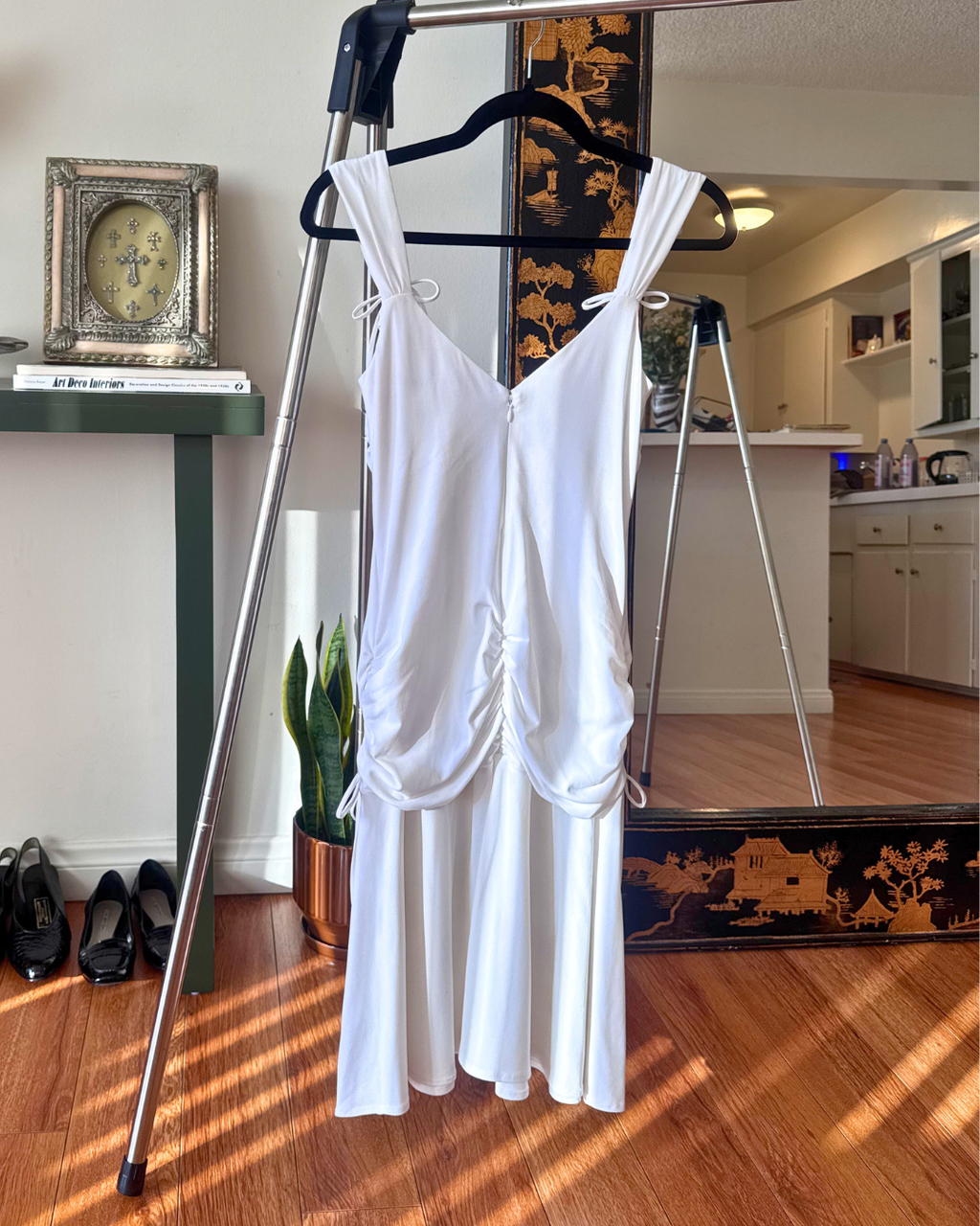 Vintage Laundry by Shelli Segal Ruched Midi Dress – Size 4