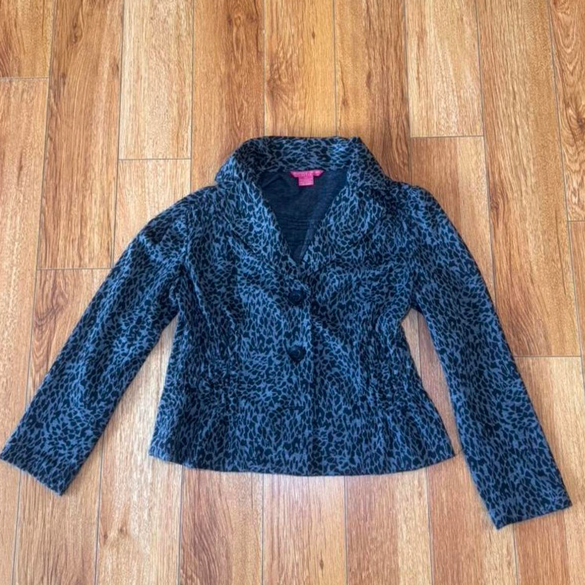 Leopard Print Suit Skirt Set - Size XS Petite