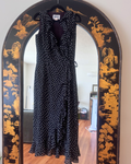 Vintage Lois Snyder Dani Max Polka Dot Wrap Dress – Size 12